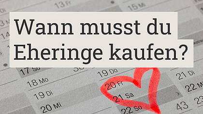 Wie lange vor der Hochzeit sollte man individuelle Eheringe beauftragen?