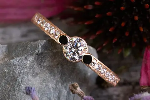 Verlobungsring Rotgold