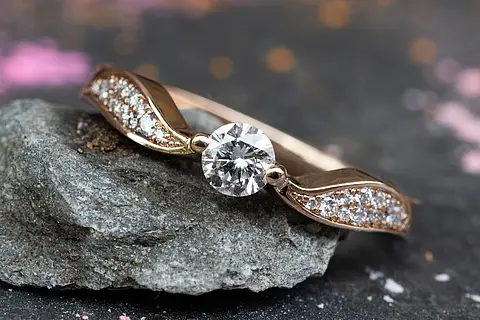 Harry Potter Verlobungsring "Goldener Schnatz"